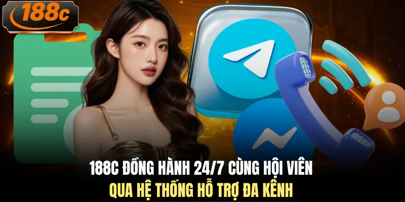 188c đồng hành 24/7 cùng hội viên qua hệ thống hỗ trợ đa kênh